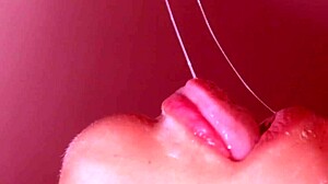 Petite Latina Slut Sucks Cock in POV, Cums in Mouth During Holiday Facial