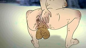 telehab kakushi froze on the mountains and decided to warm up by fucking hentai - demon slayer 2d anime cartoon