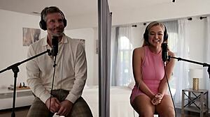 curvaceous blonde blake blossom rides silver-haired stud mike mancinis hard cock 😏