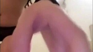 Hot damn! Chinese teen Lyn from AsianHunter club teases with tasty tits in solo!