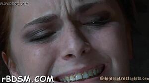 Bound Slut in Rough Hardcore Sex with Wet Cunt Blowjob and Fucking