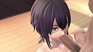 anime character in intense bed scene