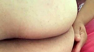 Spanking her ass until it turns red feels intense