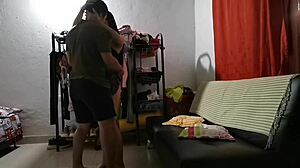 i share the room with my hot latina stepcousin and fuck her all night in doggystyle