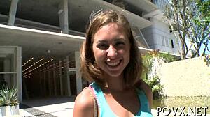 OMG! New Teen 18+ Takes Hard Cock in Rough POV Fucking!