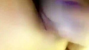 Teen Girl with Big Tits Masturbates Huge Dildo to Wet Squirt