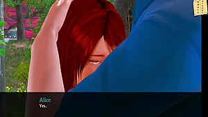 Is this my new family? Milf and brunette in homemade anime.