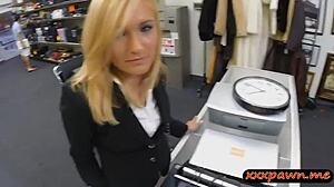 Yo, that blonde milf got slammed hard in the storage room! Hidden cam caught every wild blowjob moment.