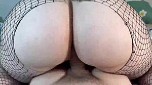 Sexy stepsister gets fucked doggy style, pussy gaping close up!