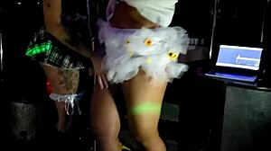 These naughty caipirinhas are dancing on the pole at the swing house with bisexual milfs and amateurs