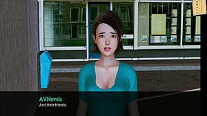 Is this my new family? Milf and brunette in homemade anime.