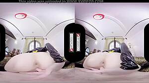 Batgirl Xxx Cosplay Bat Slut Wants To Fuck You Silly In Vr Goggles On!