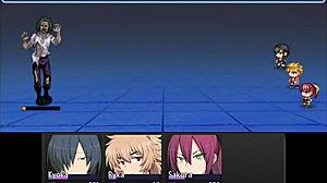 Does he lick her pussy in the hot spring?