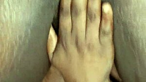 Huge tits fingering solo