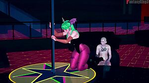 morrigan table dance full halloween special on sheer fantasyking3 in 3d cartoon hentai
