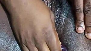 Huge tits fingering solo