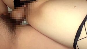 Moeka's Amazing Blowjob Skills in Black Cat Lingerie! Part 2