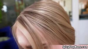 Busty stepma sarah taylor jumps on the cock of her lucky stepson