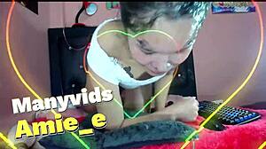 girlfriend spits rough during blowjob