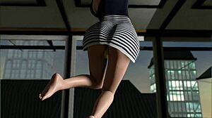 i watch edwina masturbate with anal toys and cum on soles feet