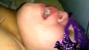 Cumming and pissing in latina whore's ass 😈