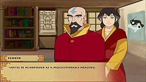 Four Elements Trainer Book 4 Love Part 48 Avatars Perform Intense Blowjobs in Animated Hentai Scenes