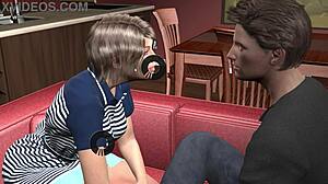 i'm playing with matt and the bus stop girl, getting body shots and wild sex.