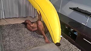 Tattooed Desi Slut Says, Hump This Big Banana.