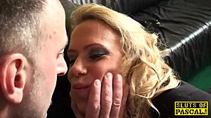 British sub slut Sasha dominated in stockings