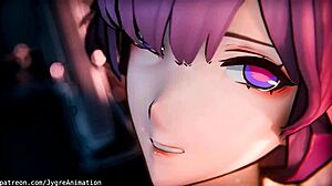 Cartoon Milf with Big Tits in 3D Creampie Scene