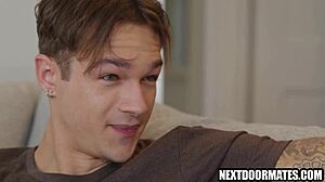 best friends hook up for gay sex in dorm room