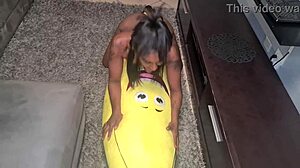 Tattooed Desi Slut Says, Hump This Big Banana.