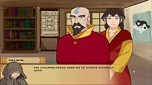 Four Elements Trainer Book 4 Love Part 48 Avatars Perform Intense Blowjobs in Animated Hentai Scenes