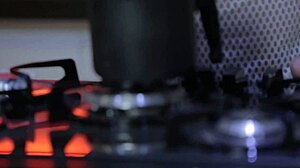 blonde latina calls tattooed doorman for a mouthful cowgirl session