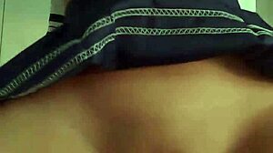 Horny teen with huge tits gets fucked in missionary POV creampie.