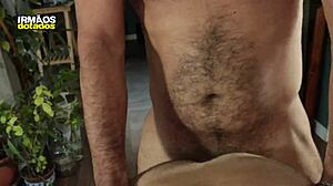 Brazilian Guy Sucks Best Friend's Monster Cock Bareback.