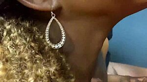 Ebony Wife Gets Cum at Bookstore