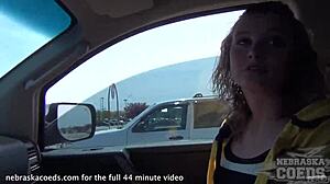 hot 18yo heather being naughty in public in cedar rapids