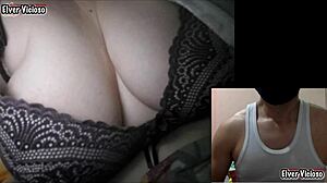 My Big Tits Neighbor Calls Me A Lot To See Me Cum With Masturbation Solo