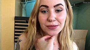 Bella Murr and Gina Gerson are beautiful blondes with natural big boobs who enjoy cowgirl sex