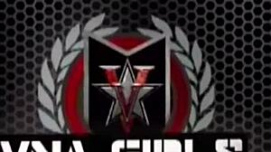 Blonde Vicky Vette strips in lingerie and fingers her pussy deeply.