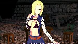 Android 18 Sucks and Fucks in POV Positions