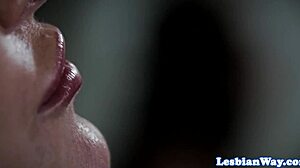 Intense Lesbian Threesome Pussylicking Action