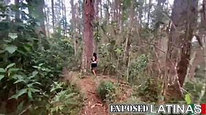 Milf Alexa Lewis fucked hard in woods by neighbor