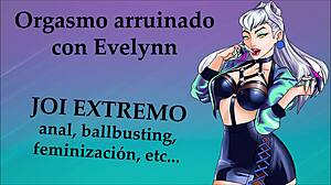 Extreme JOI with Evelynn from LOL in KDA Style Spanish Voice