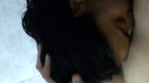 My girlfriend passionately swallows it all the way down in the hotel.