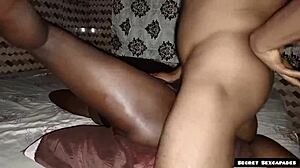 Deep missionary style fuck for a wet pussy milf in homemade video.