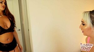 bored sluts nina kayy fingering big tits in lingerie