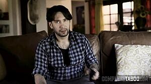 Hey, wanna join this teen for a wild taboo threeway?