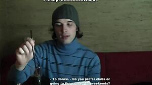 Wow, this stunning young girl is in real live porn outdoors!